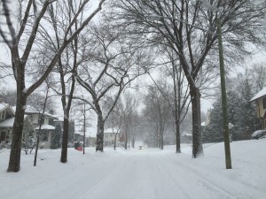 Mpls street winter